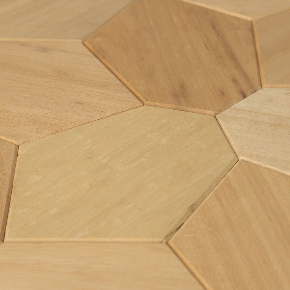 EmotionWalls Hexagon Abachi decorative wood accent panels (1)