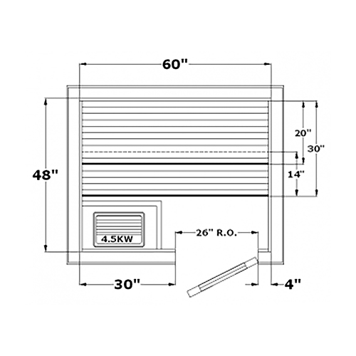 Finlandia FPC 45 Home Sauna Kit