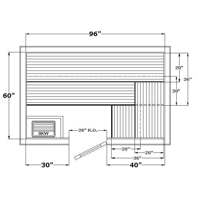 Finlandia FPC 58 DIY Sauna Kit