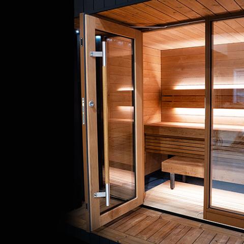 Saunum AirCube 3 Outdoor Home Sauna 