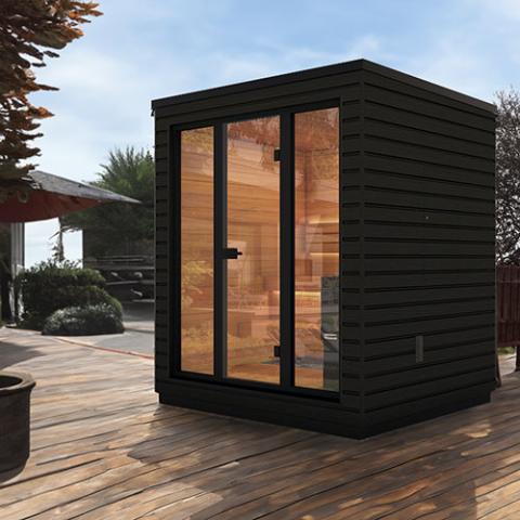 Saunum Classic Mini Pre-Built Home Sauna Cabin