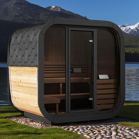 SaunaLife Cube Luxury CL5 Outdoor Sauna Kit