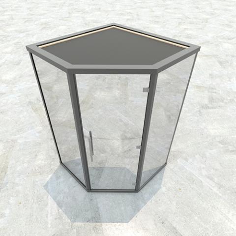 Haljas Hele Mini Prebuild Outdoor Sauna Mirrored Exterior