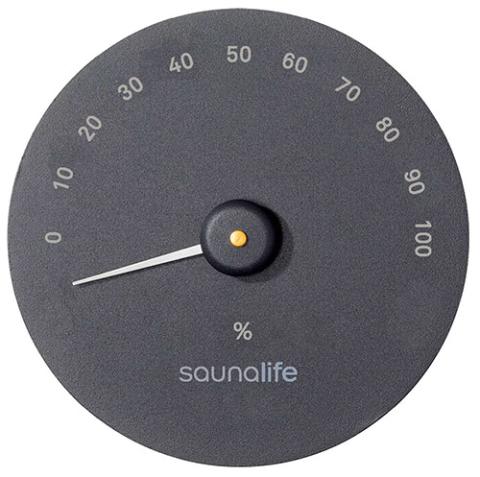 SaunaLife SaunaGear Hygrometer Black