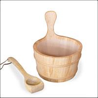 Sauna Buckets and Ladles